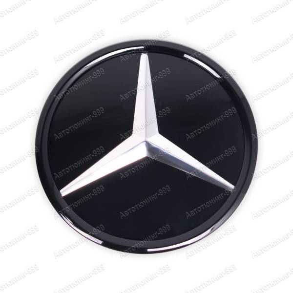 Эмблема звезда на Mercedes GLC Coupe (C 253) черная