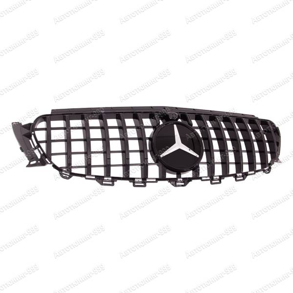 Решетка GT дизайн на Mercedes E-klass (W 213) черная (+ эмблема)