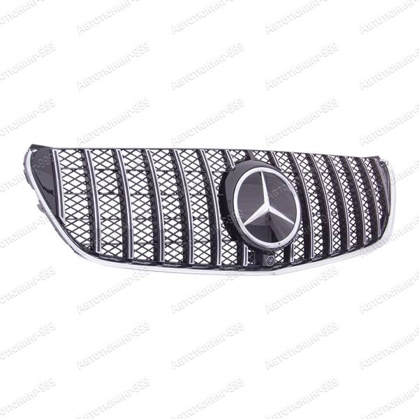 Решетка радиатора GT дизайн на Mercedes V-klass + эмблема хром