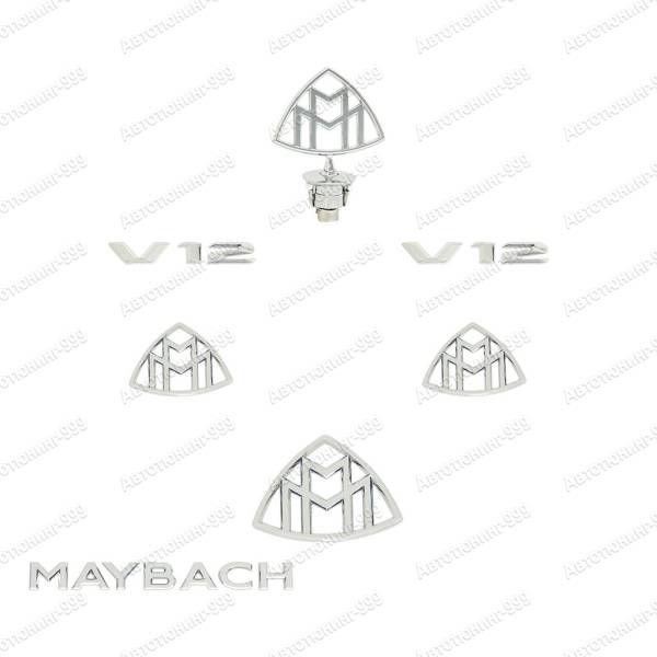 Комплект эмблем на Mercedes Maybach S-klass (X 222)